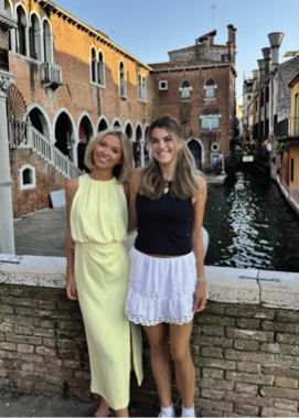 Kate McGehee (right) and friend, Riley Wilder (left)