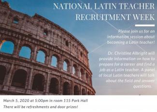 National Latin Teacher Recruitment Week