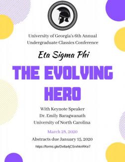 Poster of The Evovling Hero Eta Sigma Phi