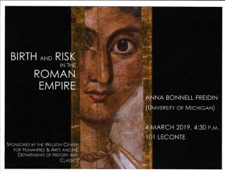 Poster of painting of woman from the Roman Empire