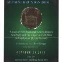 Classics in Rome Alumni Reunion 2018 Poster